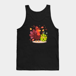 Thanksgiving Pickleball Funny Pickleball Turkey Thanksgiving Tank Top